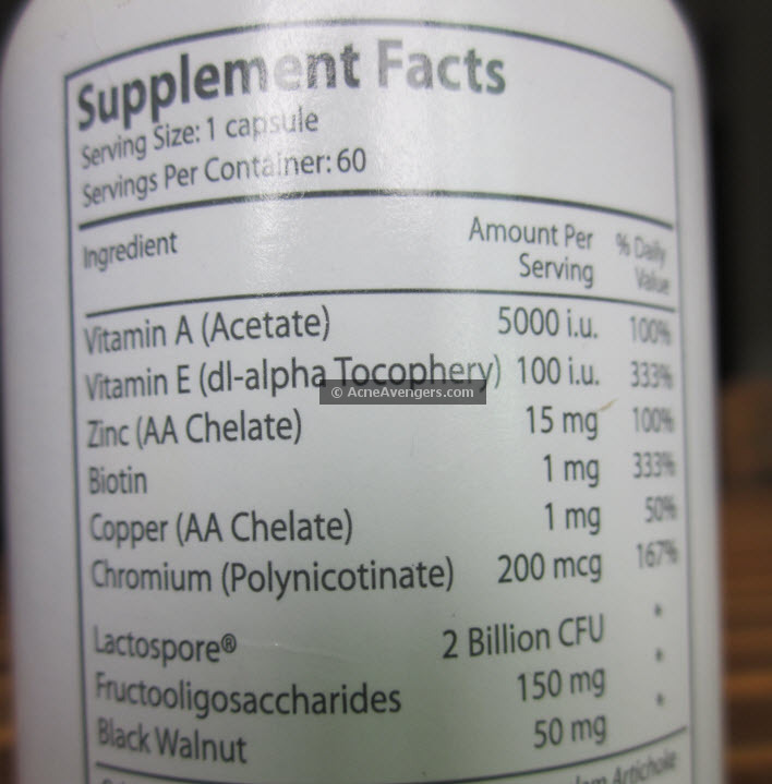 Exposed Skincare Pills Label Exposed Skincare Pills Label