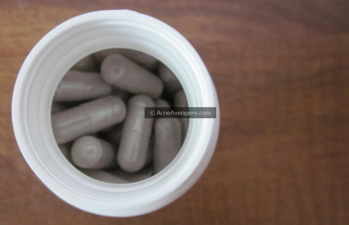 Exposed Acne Pills Closeup Exposed Acne Pills Closeup